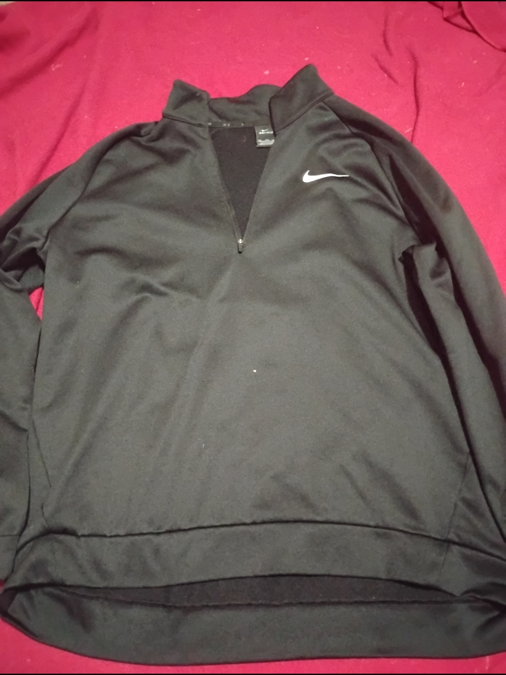 Men's Black Nike Pullover In Size XXL